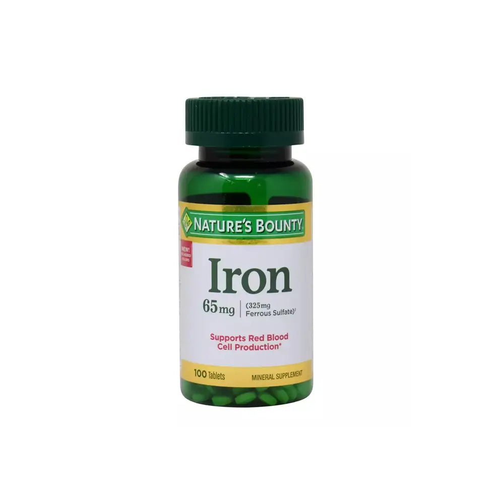Natures Bounty Iron 65Mg 100Tab