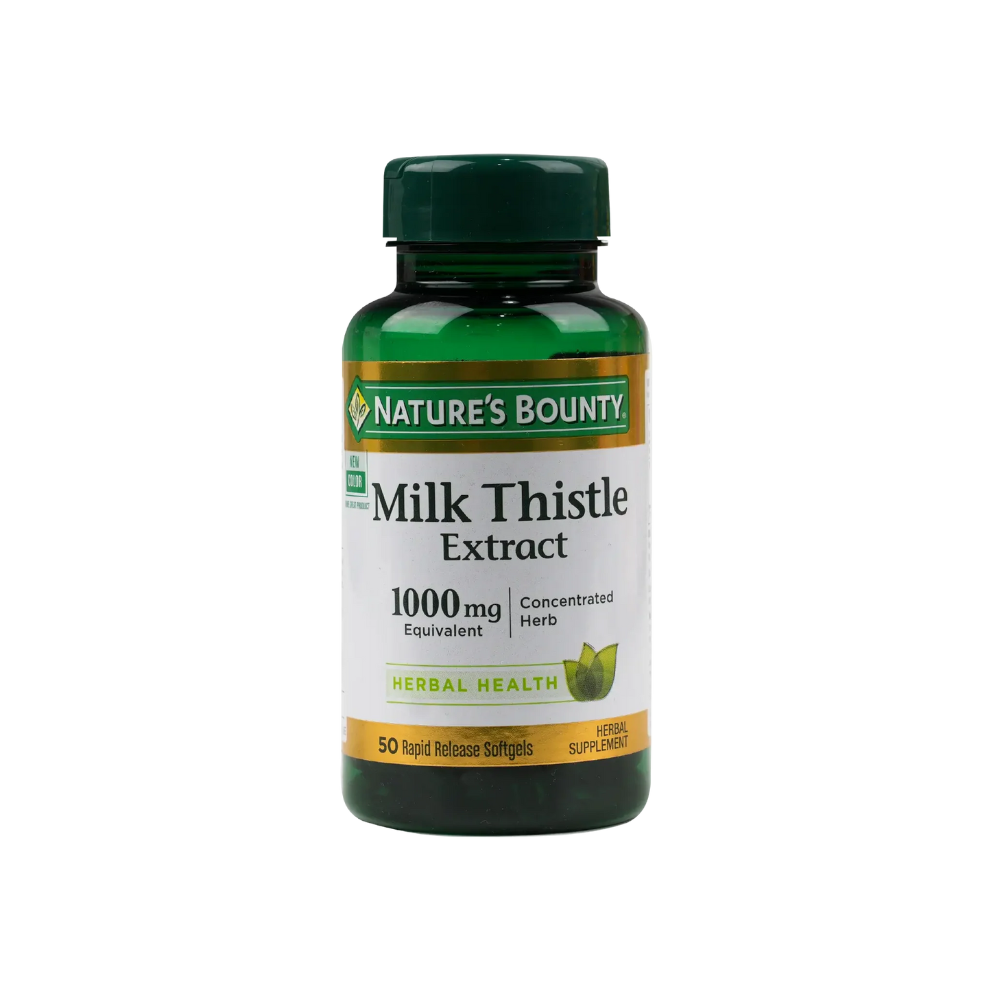 Natures Bounty Milk Thistle Extract 1000mg 50 Softgels