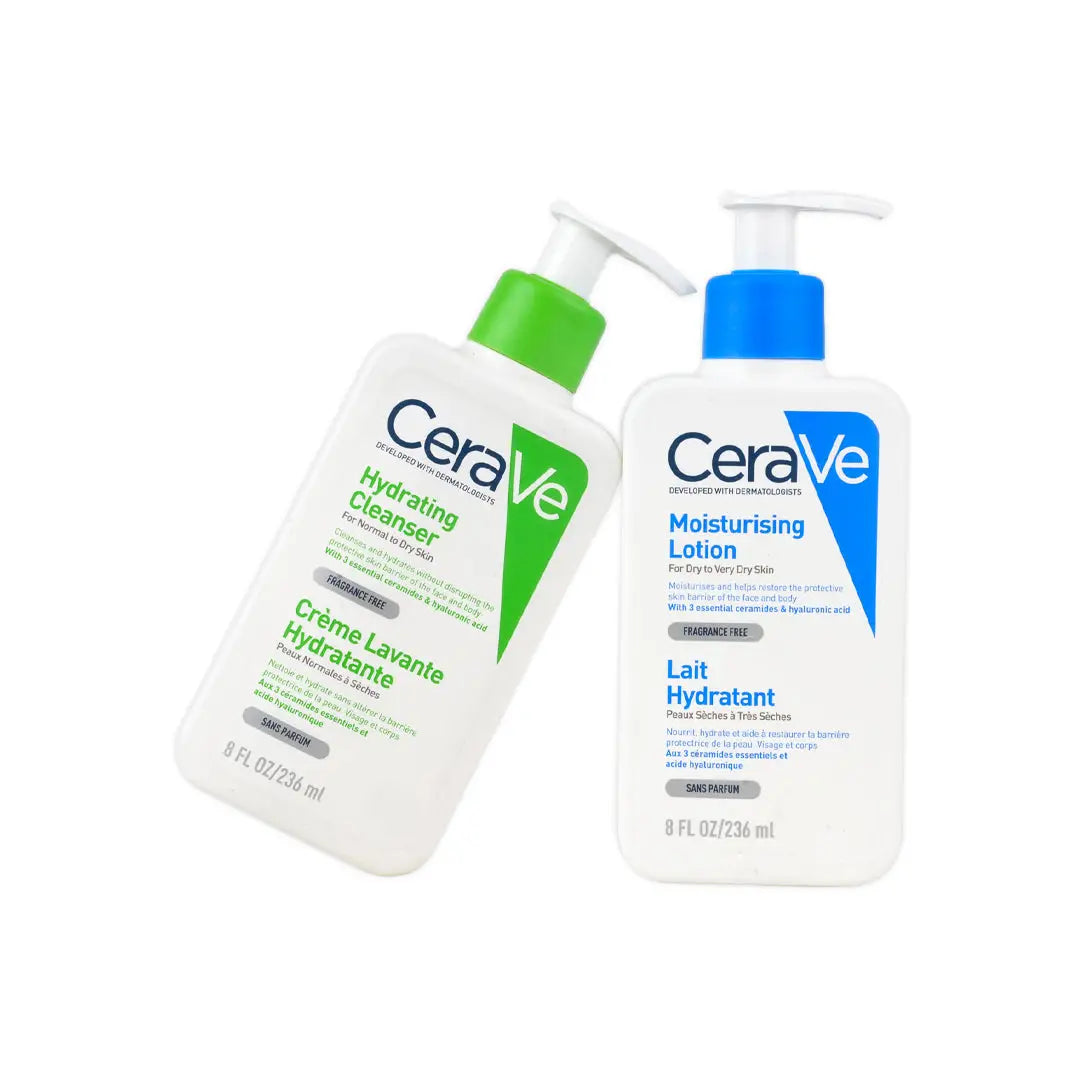 CeraVe Cleanser + Moisturizing Small Set