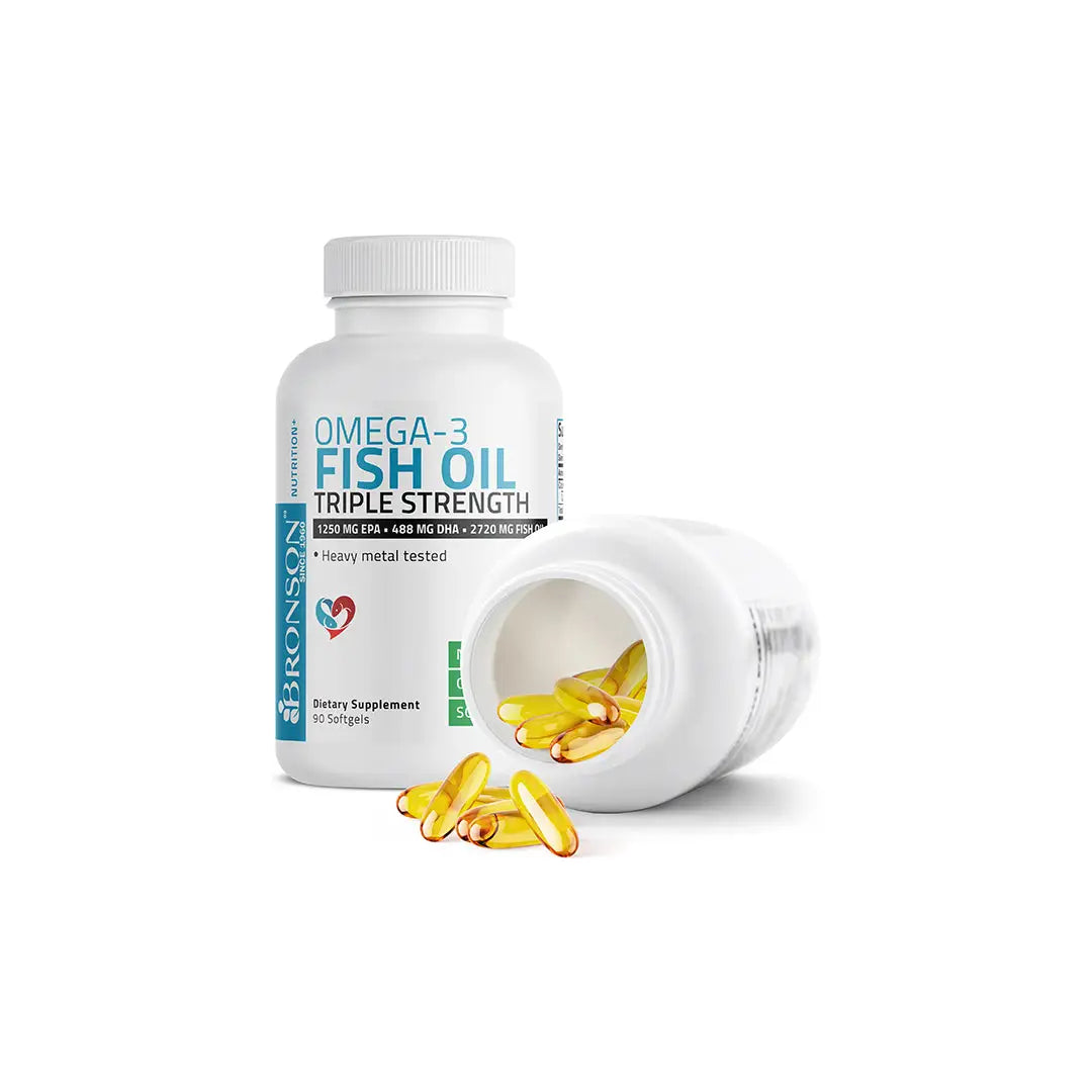 Bronson Omega 3 Fish Oil Triple Strength 90 Capsules