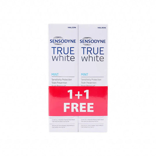 Sensodyne True White Mint Toothpaste 75ml 1+1