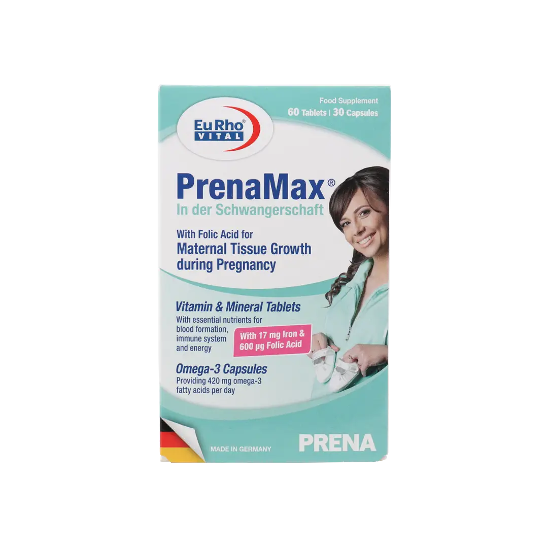 EuRho Vital PrenaMax أثناء الحمل 60T+30C
