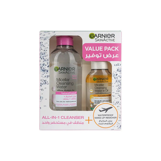 Garnier Micellar Cleansing Water 400ml+Oil 100ml