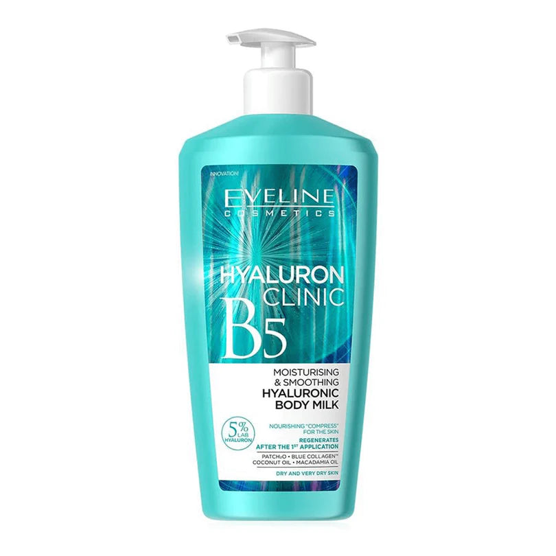 حليب الجسم هيالورون كلينيك من إيفلين 350 مل