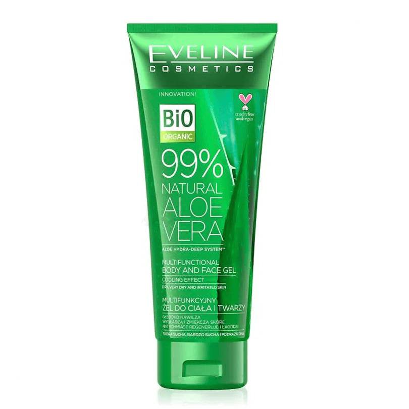 Eveline Natural Aloe Vera 99% Body and Face Gel 250 ml
