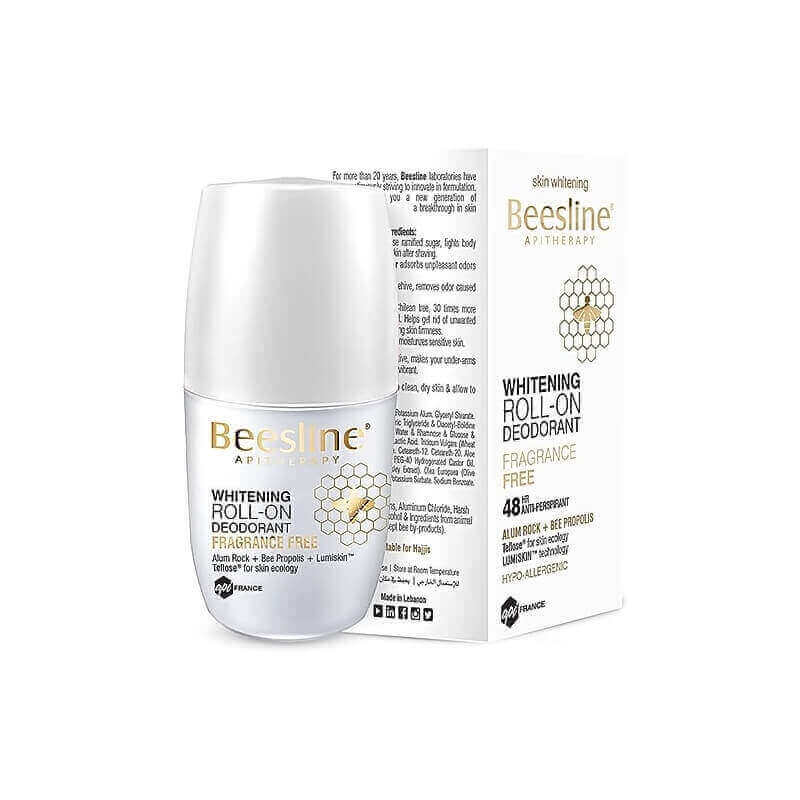 Beesline Whitening Deo Roll Fragrance Free 50ml