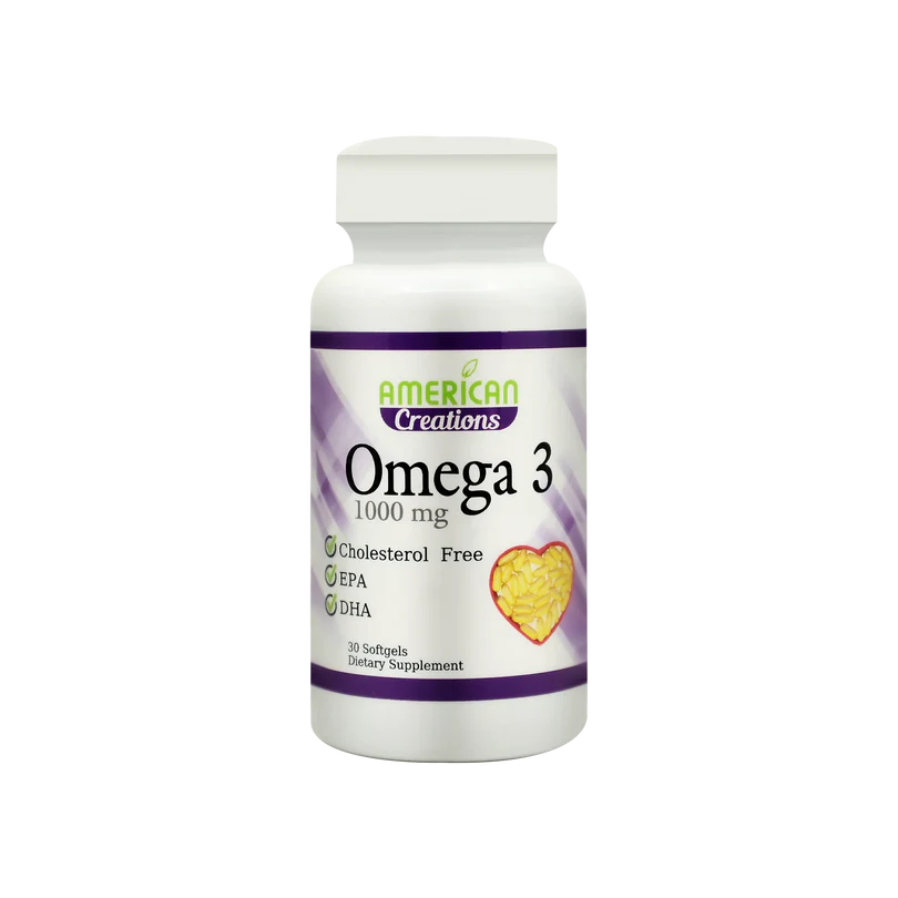 American Creation Omega3 - 1000 mg Softgel 30'S for healthy brain