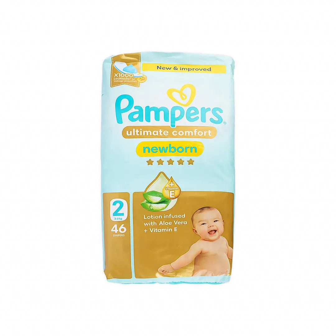 Pampers Ultimate Comfort Newborn No.2 (3-8Kg) 46Pcs
