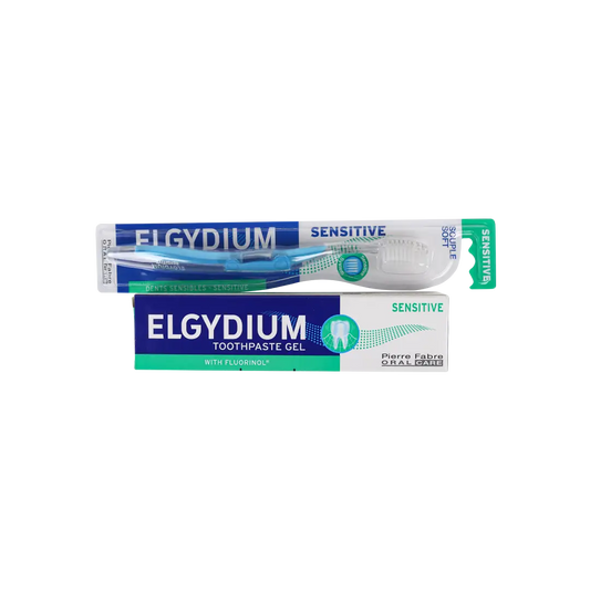 Elgydium Sensitive Toothbrush + Toothpaste Set