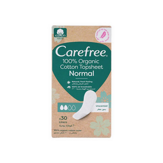 Carefree Cotton Topsheet 30Pcs-Normal Unscented