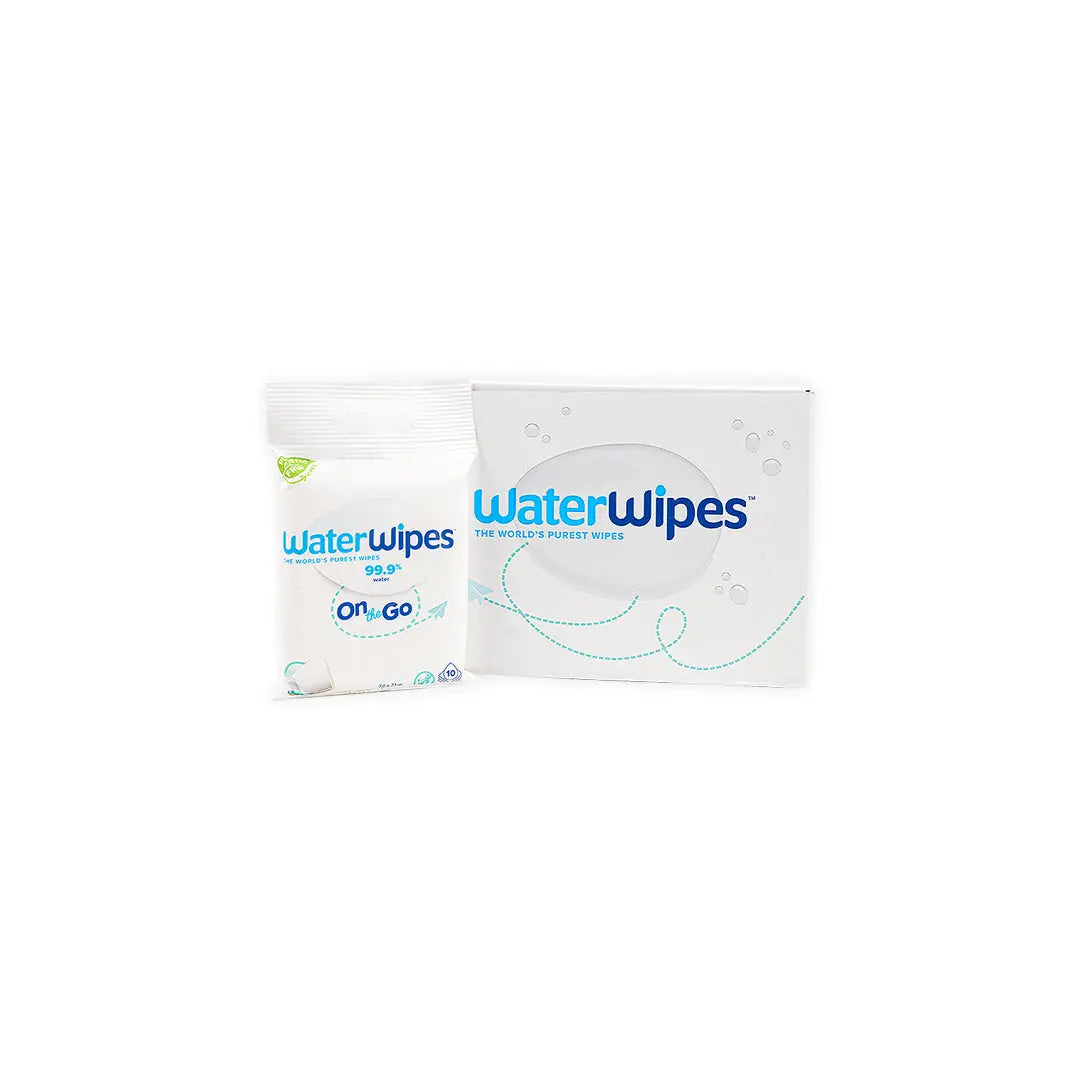 Water Wipes On The Go 10 Packs X 10 Wipes - Carton