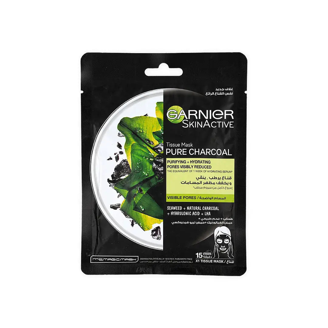 Garnier Tissue Mask-Pure Charcoal