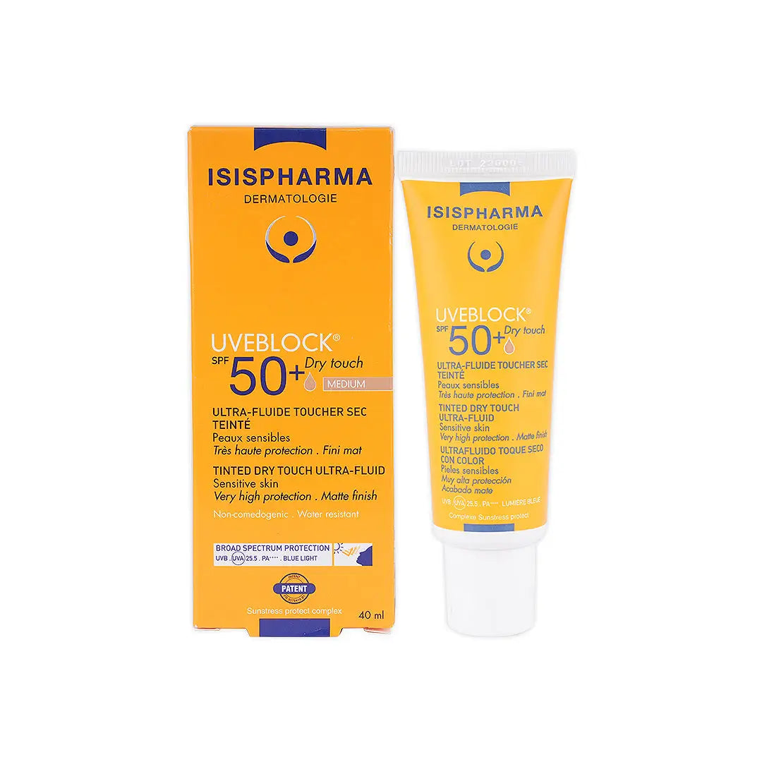 ISIS Pharma UVeblock 50 Dry Touch Medium Tinted 40Ml