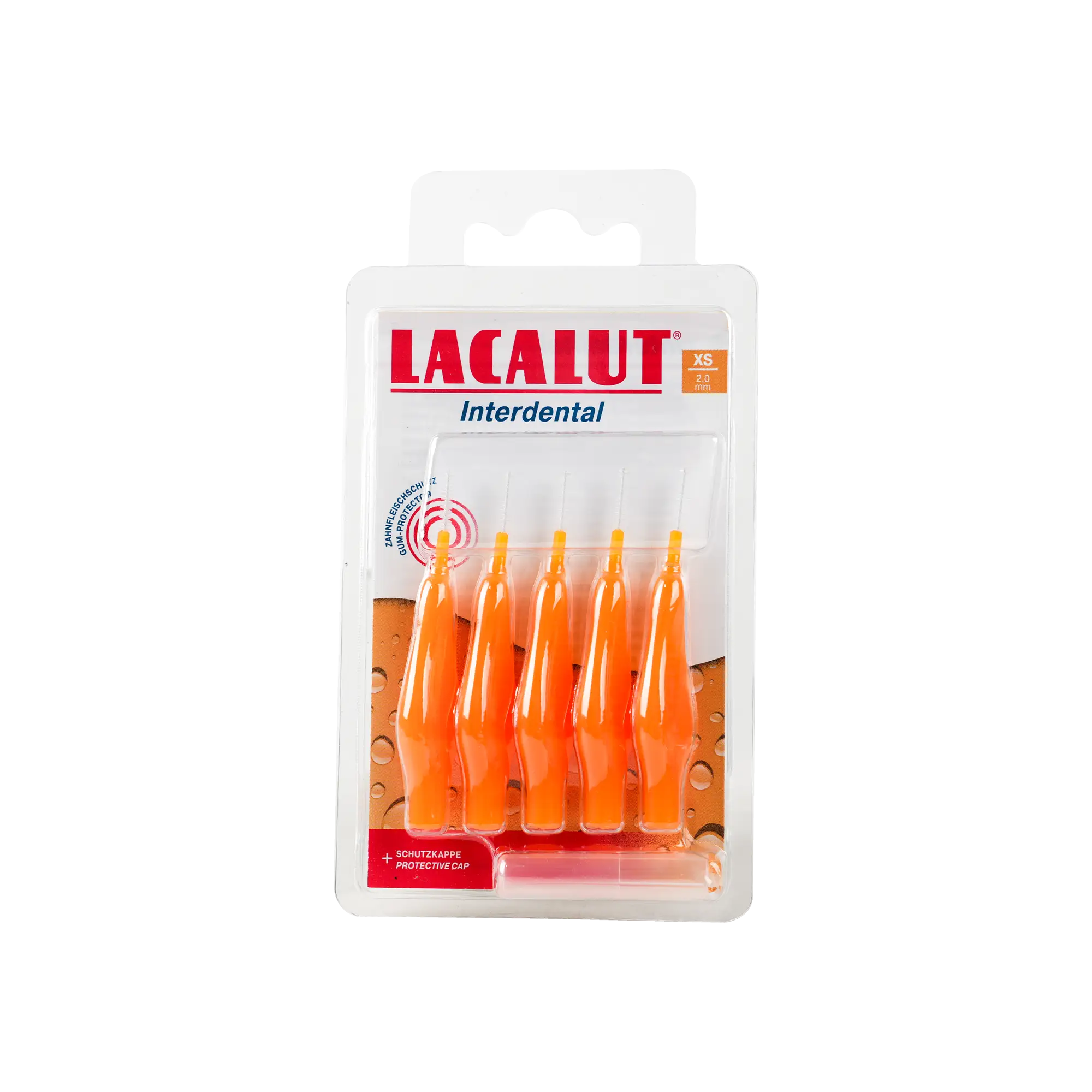 فرشاة لاكالوت بين الأسنان برتقالية 2 مم - XS