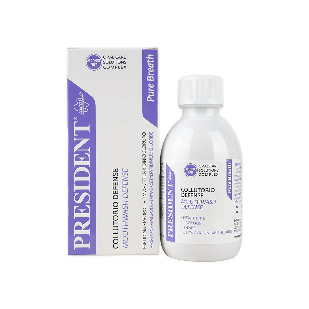 President Pure Breath Defense Mouthwash 200ml