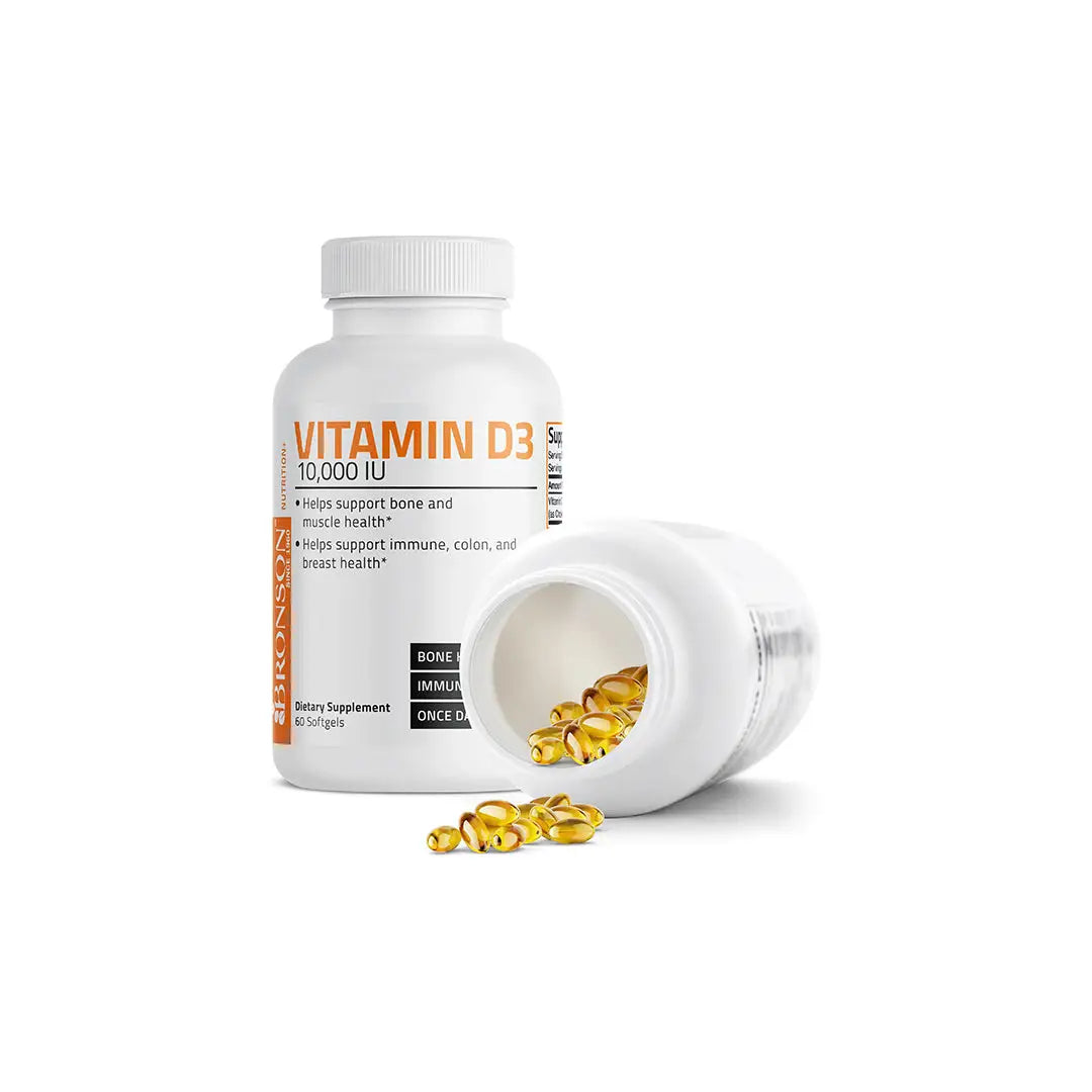 برونسون فيتامين د3 - ​​10000 وحدة دولية - 60 كبسولة هلامية