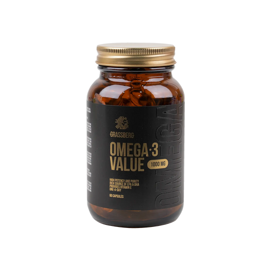 Grassberg Omega-3 Value 1000Mg 60 Capsules