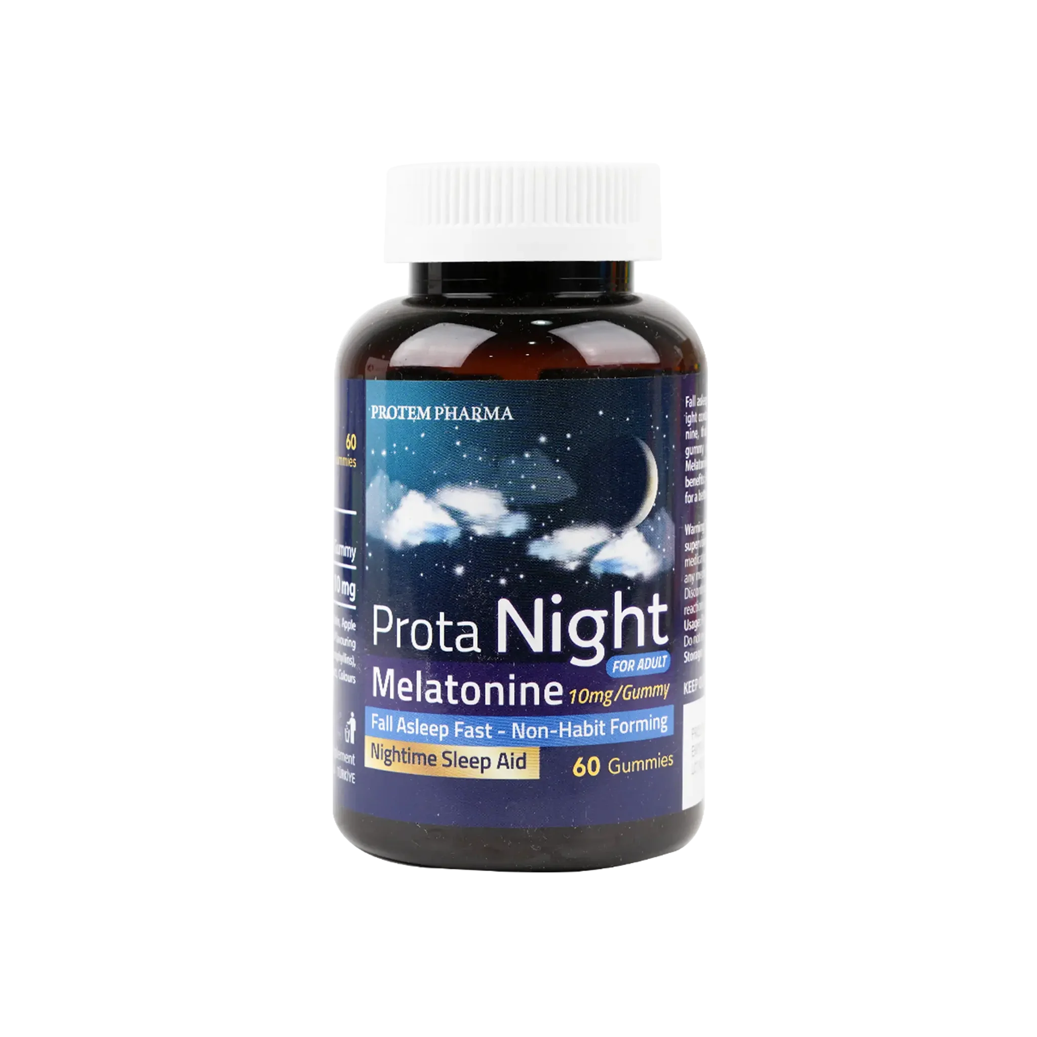 Protem Pharma Prota Night ForAdult Melatonine 10mg 60Gummies