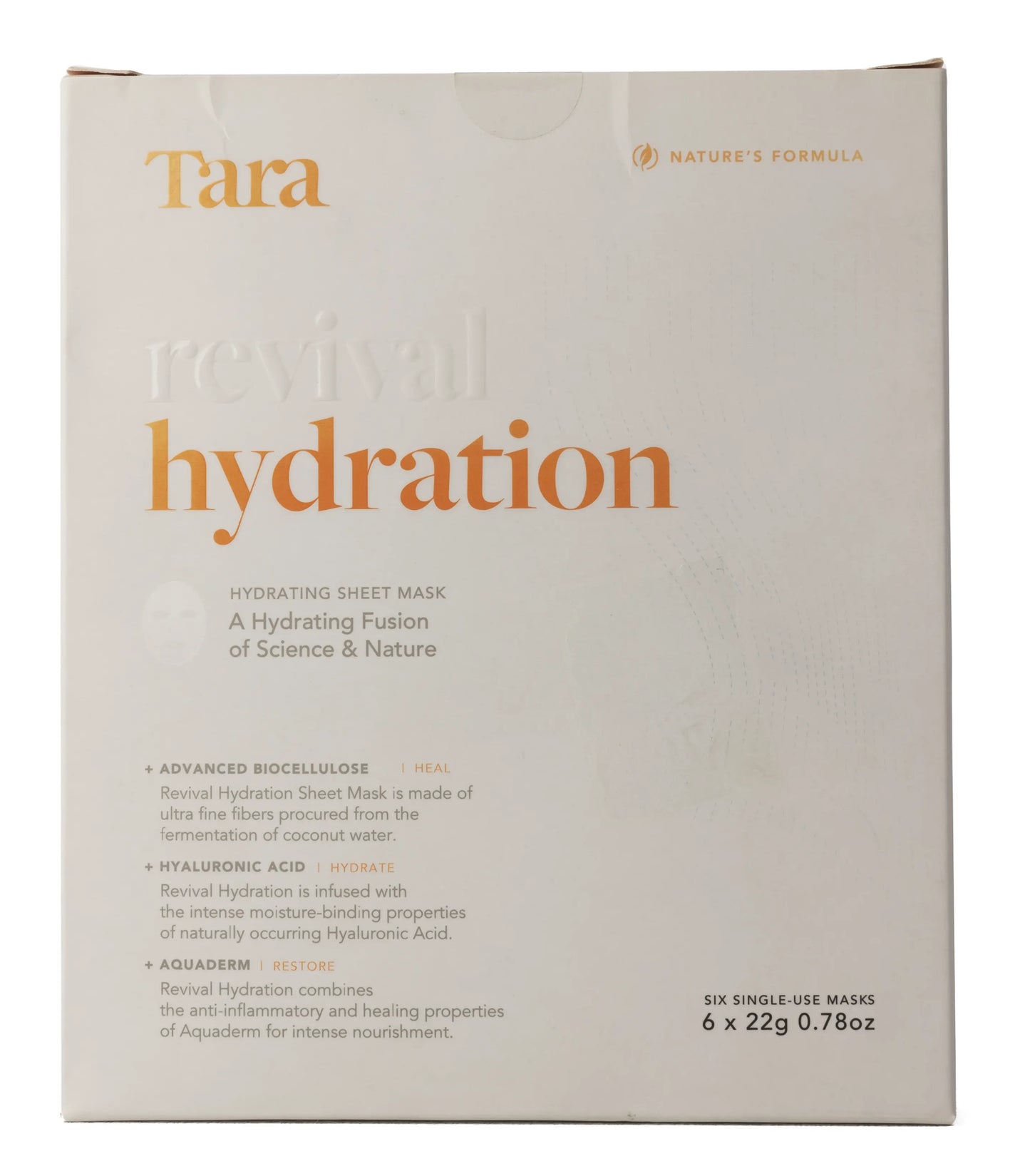 Tara Revival Hydration Sheet Mask 6X22Gm