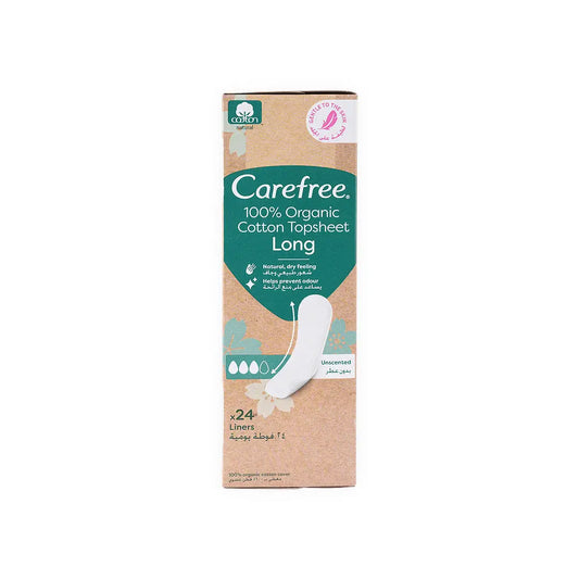 Carefree Cotton Topsheet 24Pcs-Extra long Unscented
