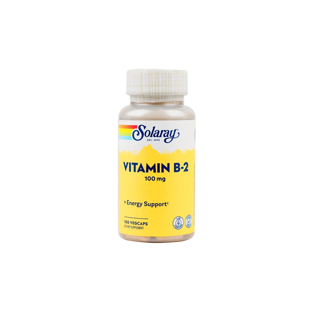 Solaray Vitamin B-2 100Mg 100 Vegcaps