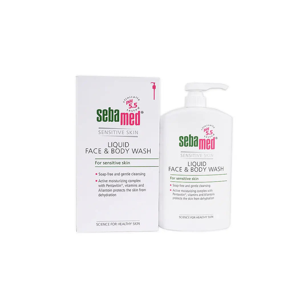 Sebamed Sensitive Skin Face & Body Wash 1000ml