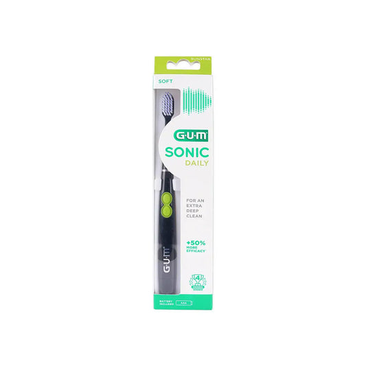 GUM Sonic Daily Toothbrush Black