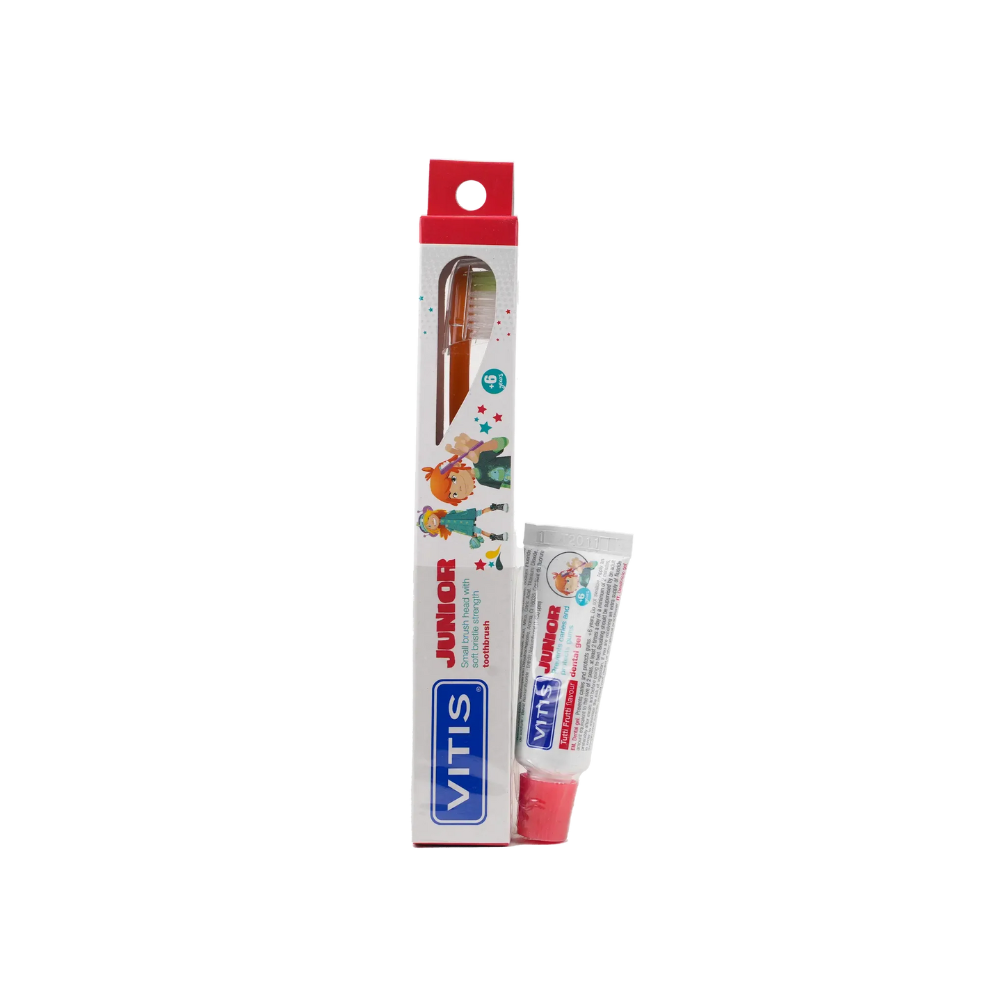 Vitis Junior Toothbrush + Dental Gel 15Ml