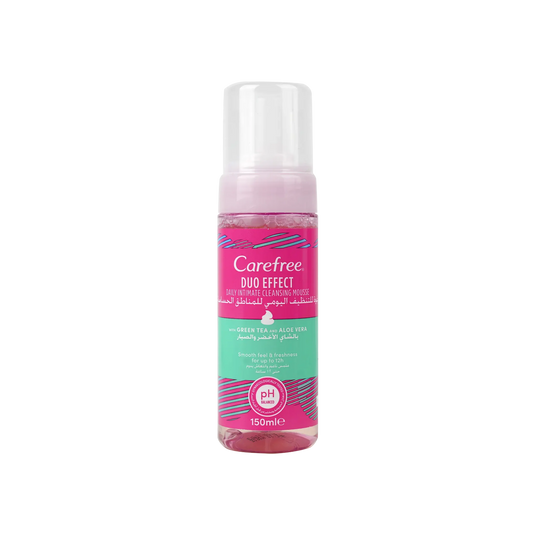 Carefree Intimate Mousse 150ml-Green Tea & Aloe
