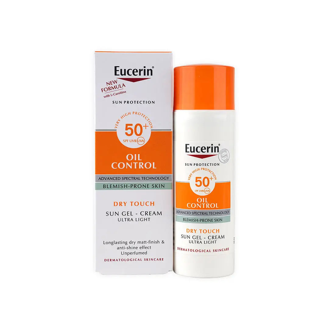 Eucerin Oil Control SPF50+ Sun Gel-Cream 50Ml-Dry Touch