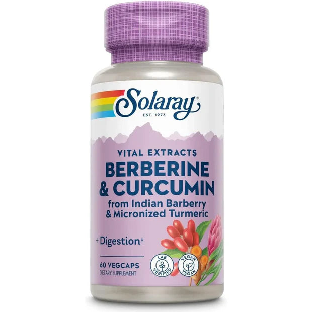 Solaray Berberine & Curcumin 60 Capsules