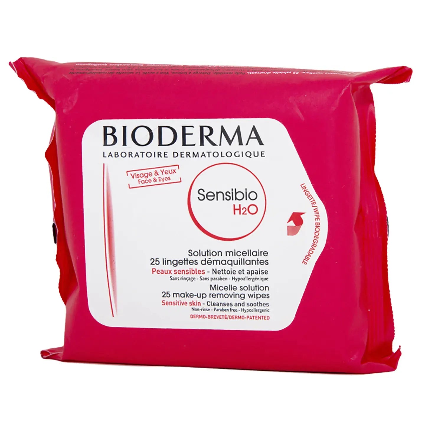 Bioderma Sensibio H2O 25 Wipes